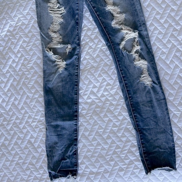 American Eagle Next Level Stretch Super Hi Rise Jegging Size 4 - Picture 2 of 11